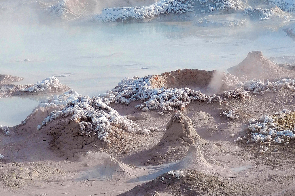 Mudpot thermal feature, Yellowstone National Park