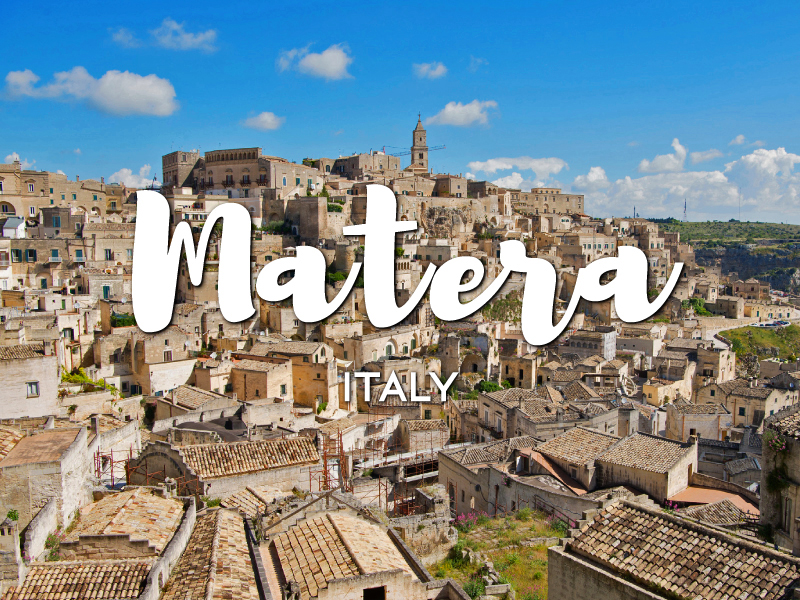 Oned day in Matera Itinerary